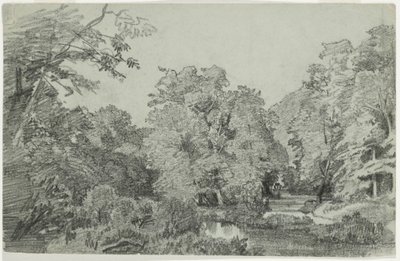 Scène boisée avec ruisseau - William Trost Richards